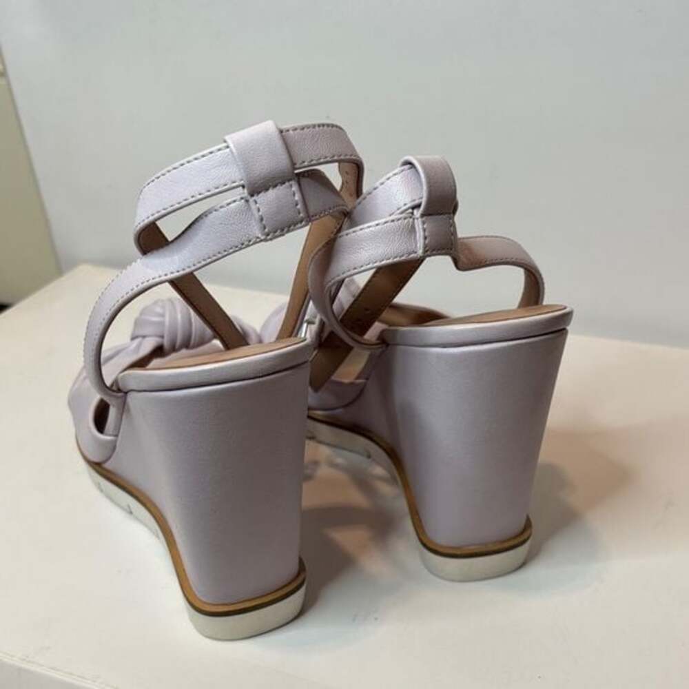Paolo Knot-Front Slingback Sandals in Light Lavender - Picture 3 of 5